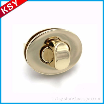 Quality Assurance Inexpensive Products School Bag High Polished Flip Metal Push Button Lock For Bags